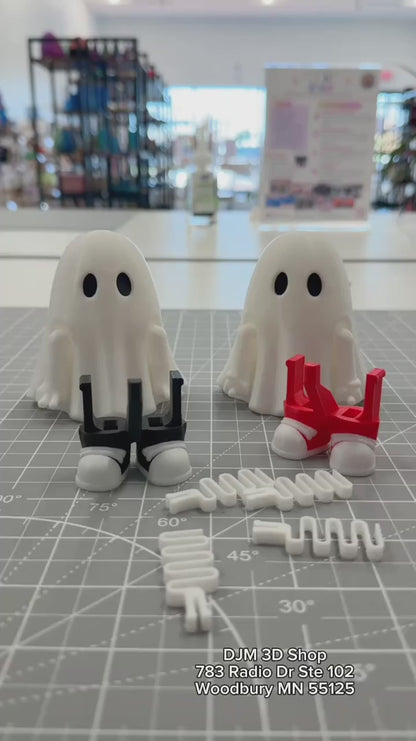 Mood Ghost 3D Shoe Charms — Wear Your Mood 👻 — video 2