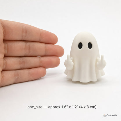 Mood Ghost 3D Shoe Charms — size reference