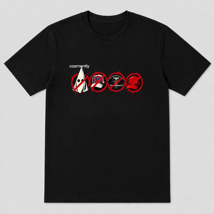 Speak Out Against Hate: KKK, Confederate, Nazi & MAGA Hats T-Shirt