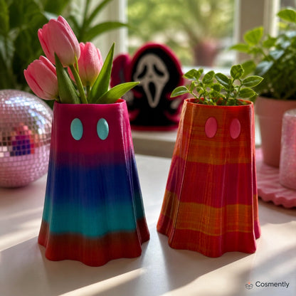 Sunset Bestie ghost can cooler on slim energy drink