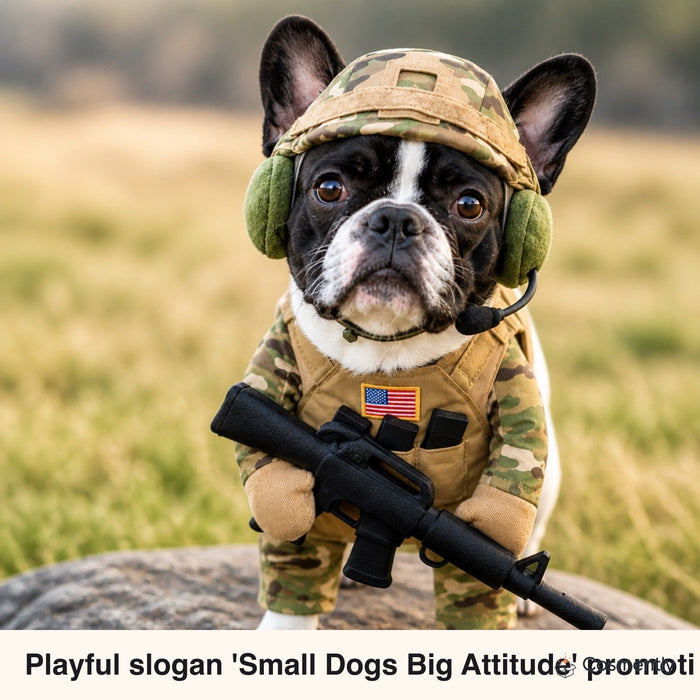 Tiny Tactical Dog Soldier Costume — Tiny Trooper