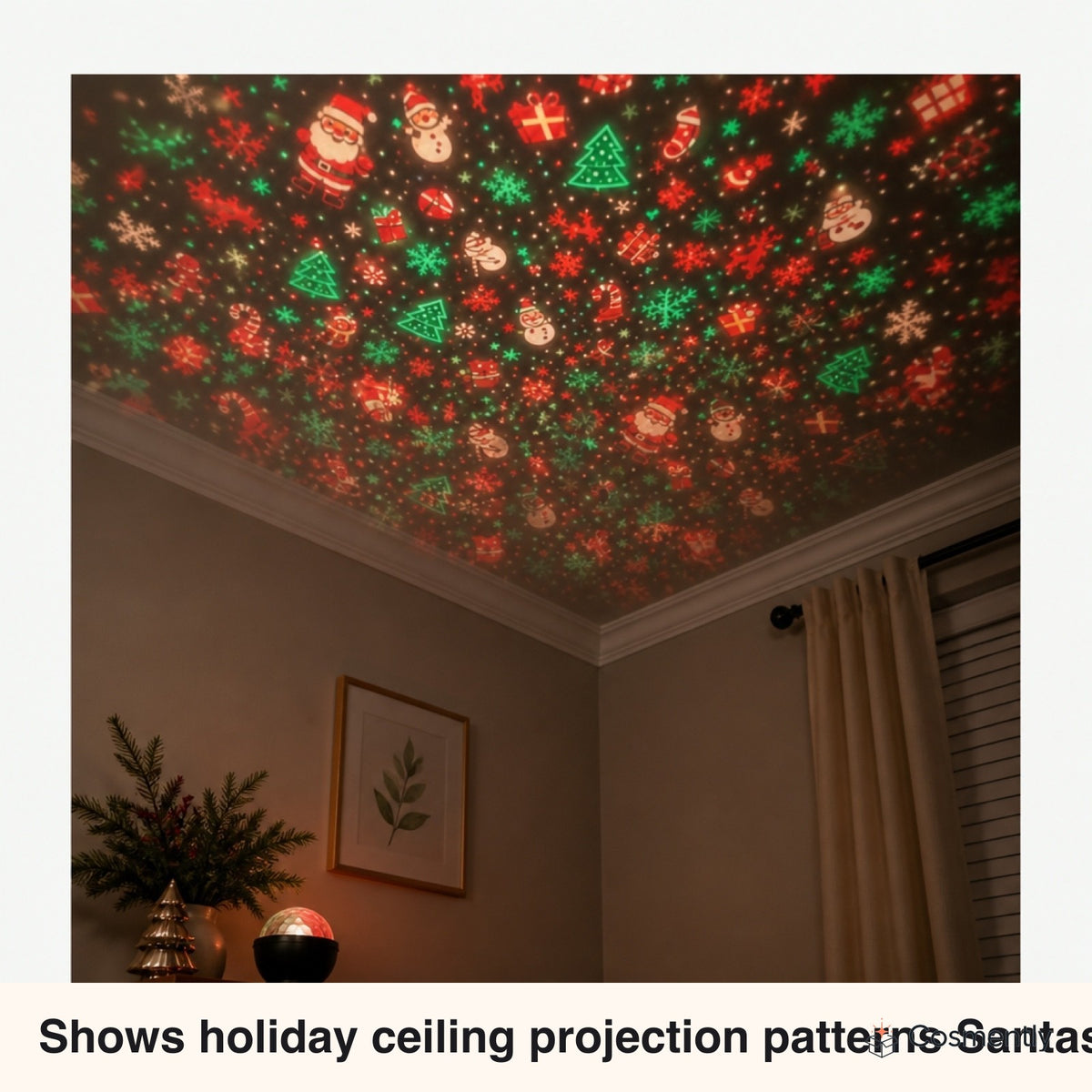 Halloween Beam variant projecting spooky silhouettes